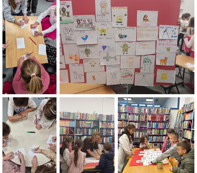 Učenici 1.c i 2.a u posjetu Gradskoj knjižnici Marka Marulića