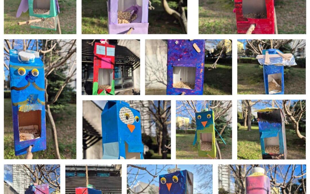 Eko hranilice za ptice